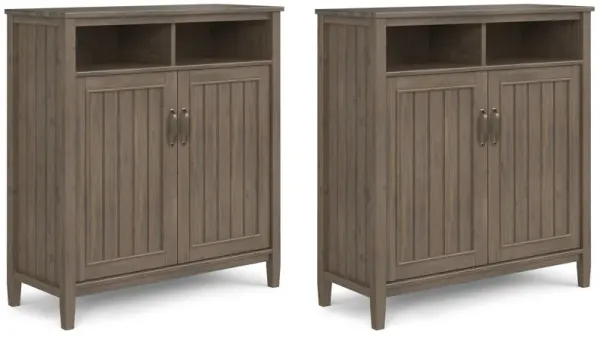 Lev 39 inch Storage Cabinet (Set of 2)
