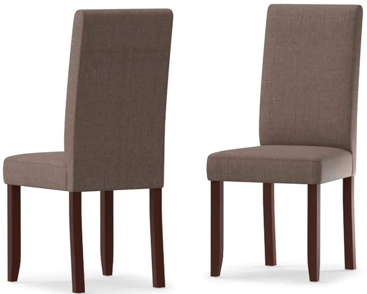 Acadian Dining Chair (Set of 2) in Linen Style Fabric