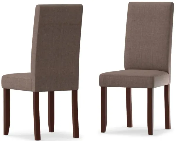 Acadian Dining Chair (Set of 2) in Linen Style Fabric