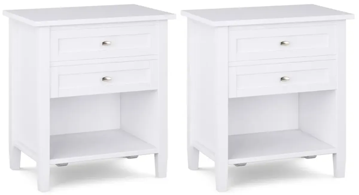 Warm Shaker 24 inch Night Stand (Set of 2)