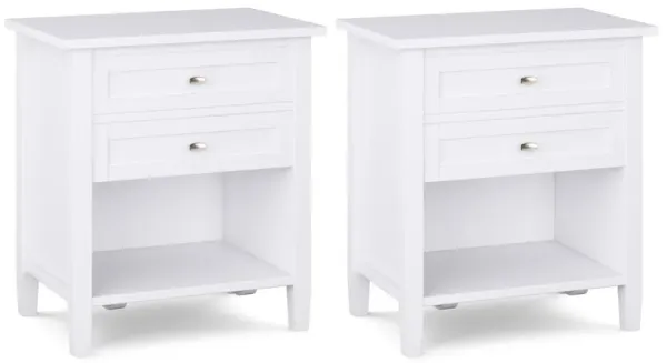 Warm Shaker 24 inch Night Stand (Set of 2)