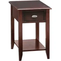 Radcliffe Merlot Chairside Table