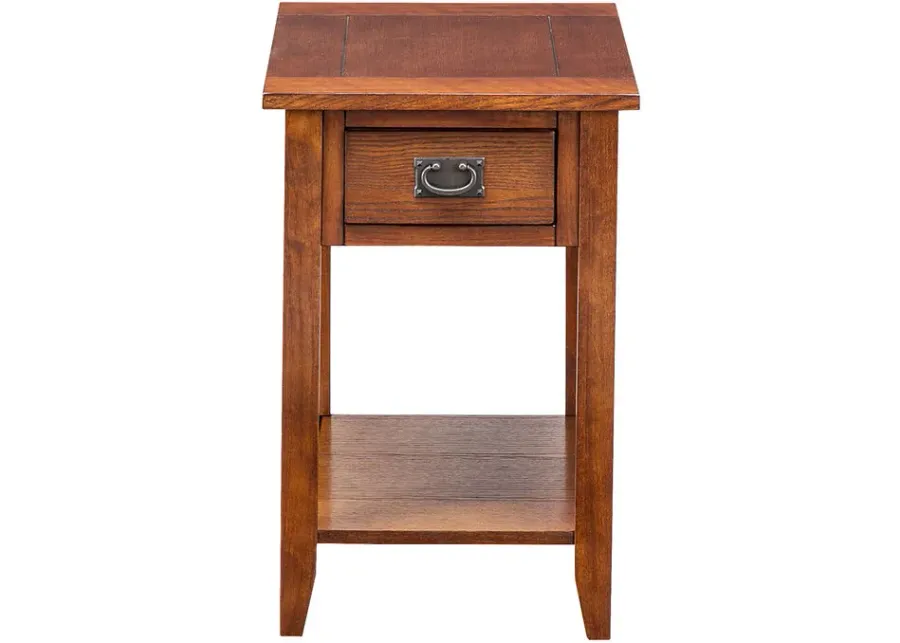 Rutledge Mission Oak Chairside Table