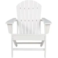 Sundown White Adirondack Chair