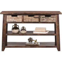 Painted Canyon Chestnut Console Table