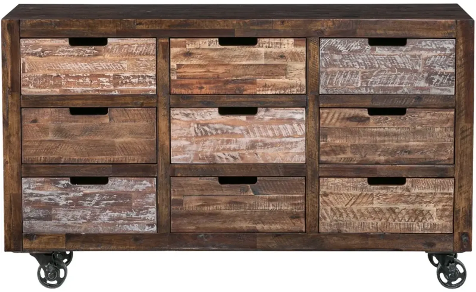 Painted Canyon 9 Drawer Chest