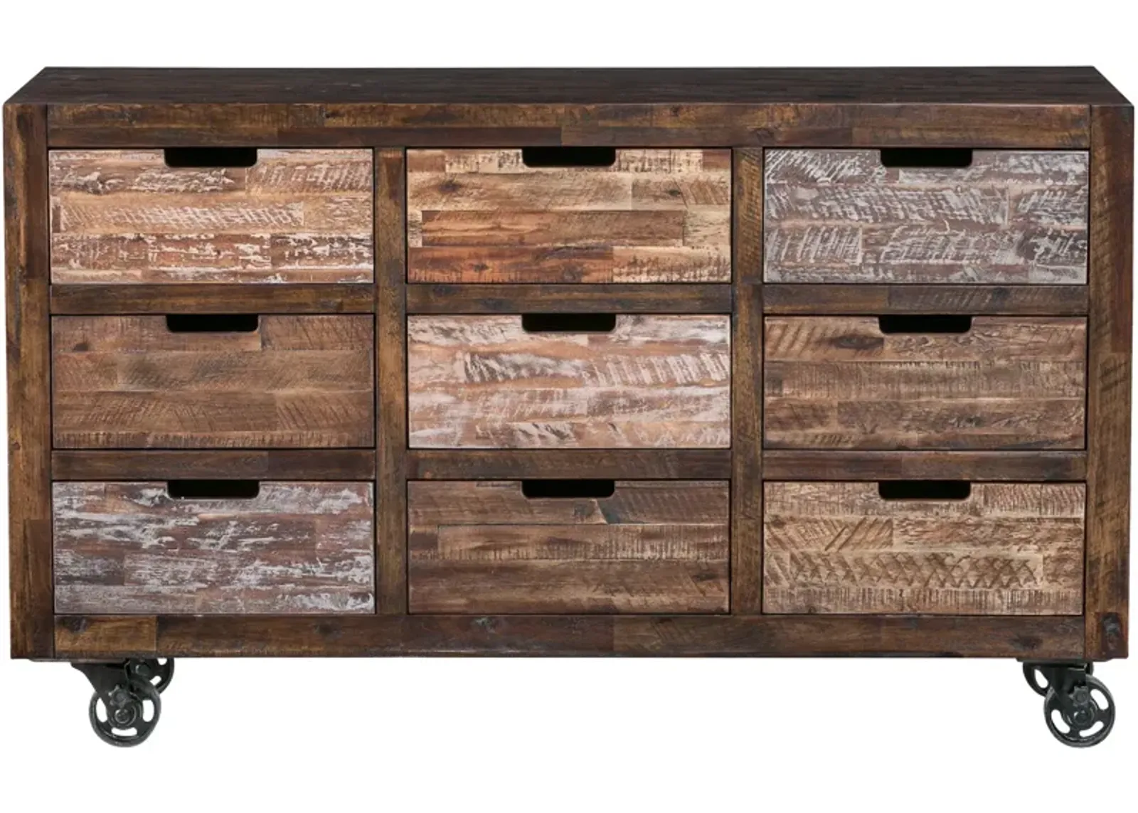 | Painted Canyon 9 Drawer Chest | Chestnut