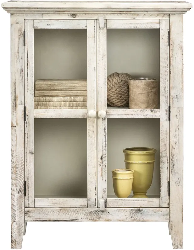 Jofran | Rustic Shores 2 Door Cabinet | Antique White