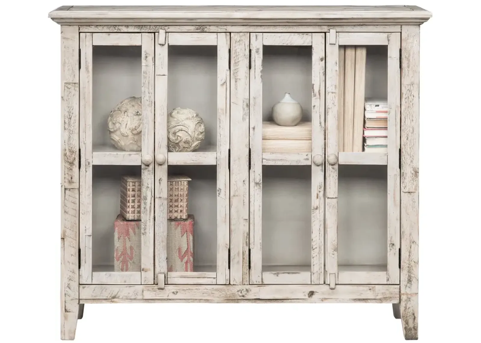 Rustic Shores 4 Door Cabinet