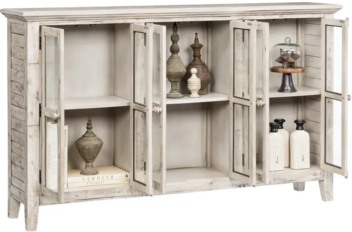 Rustic Shores 6 Door Cabinet