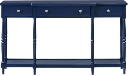 Stately Home Navy Console Table