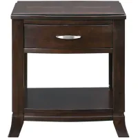 Downtown Merlot End Table