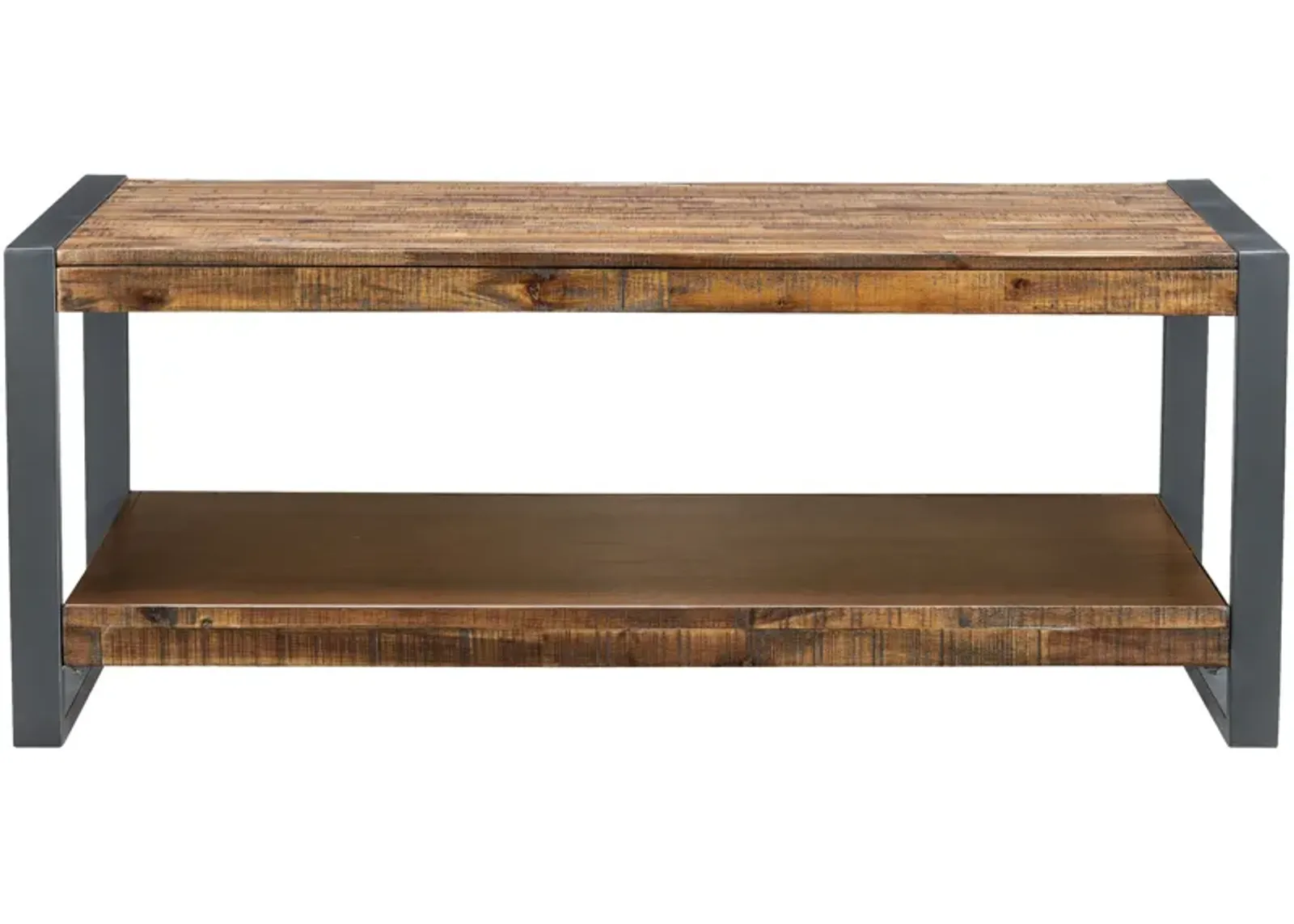 | Loftworks Shelf Coffee Table | Distressed Brown