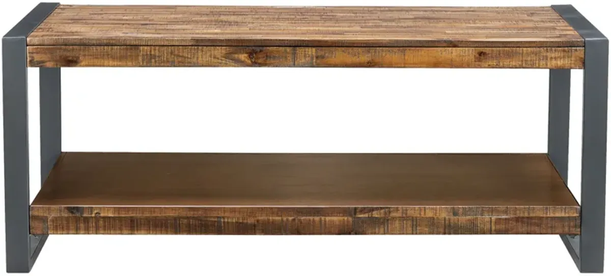 | Loftworks Shelf Coffee Table | Distressed Brown