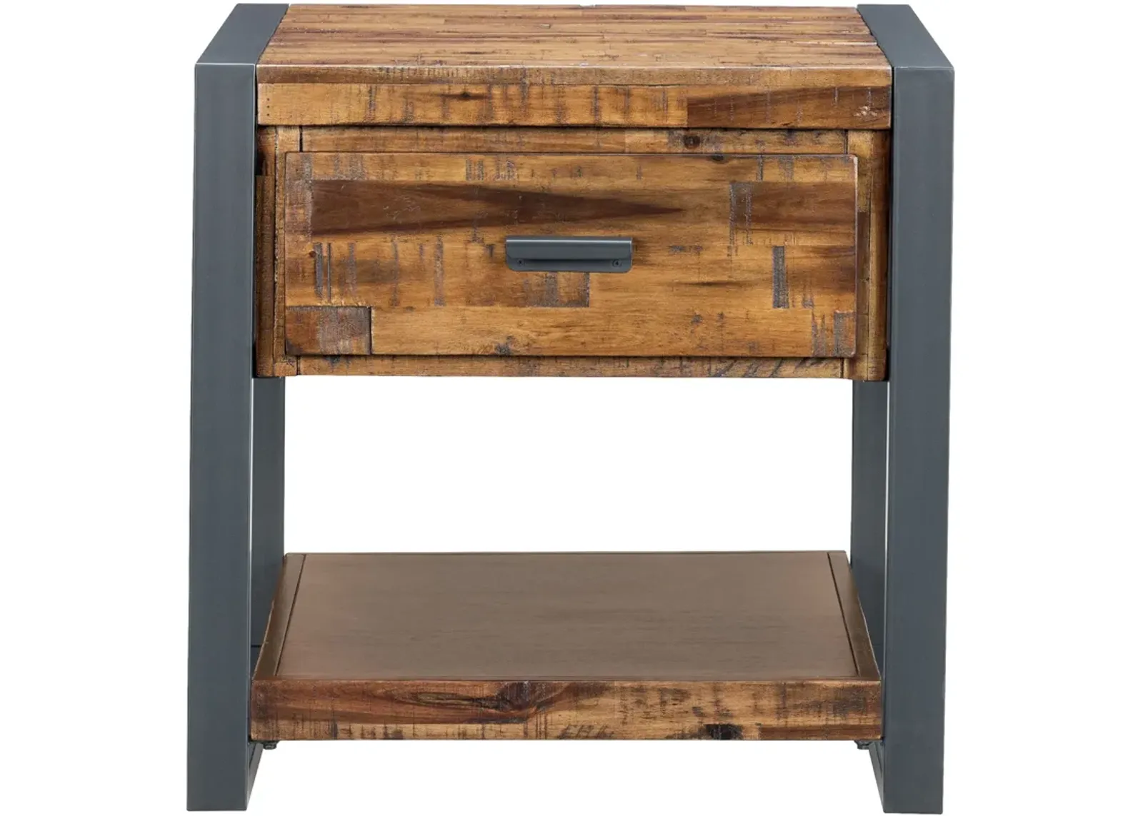 | Loftworks 1 Drawer End Table | Distressed Wood