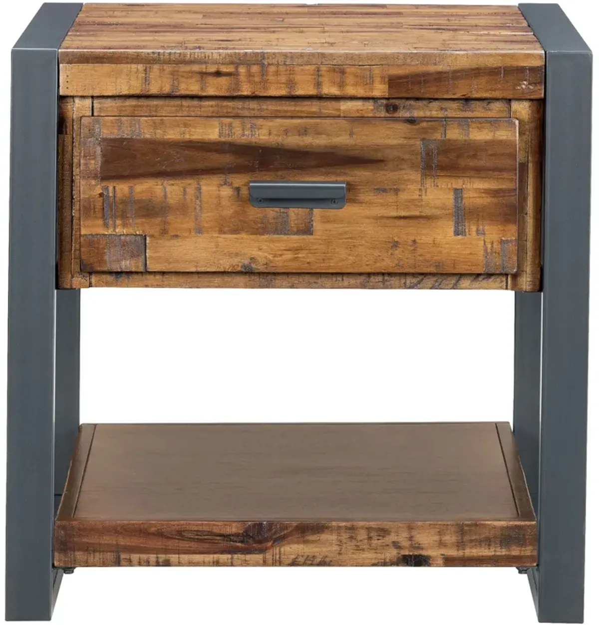 | Loftworks 1 Drawer End Table | Distressed Wood