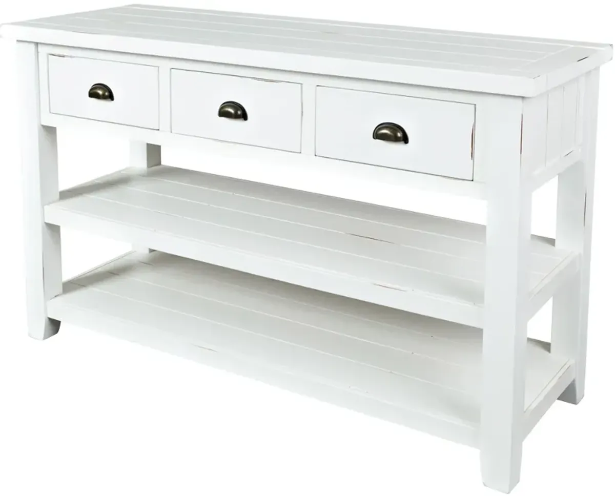 | Artisans Craft Console Table | White