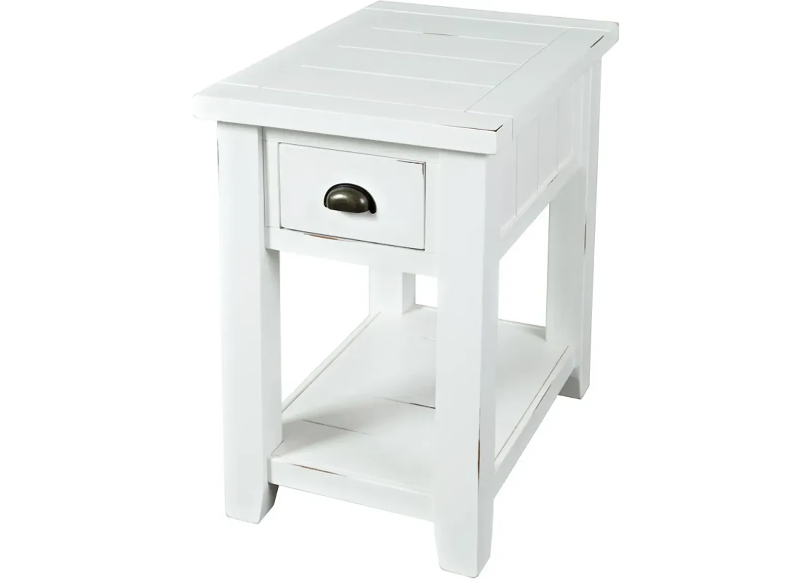 | Artisans Craft Chairside Table | White