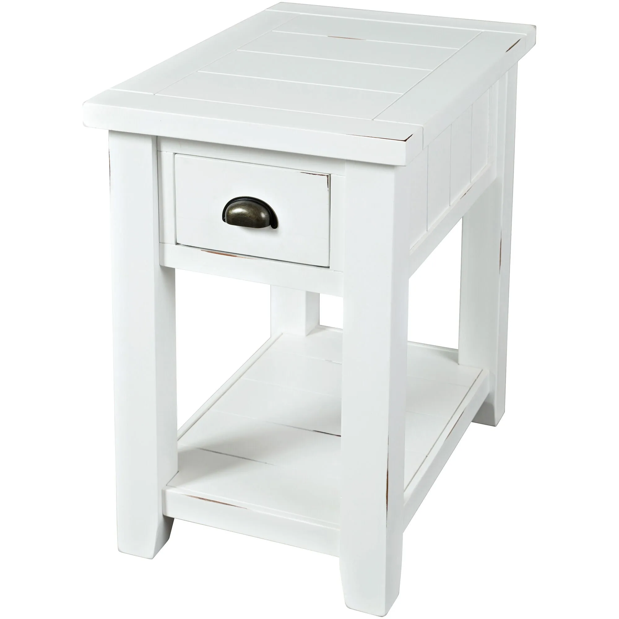 Jofran | Artisans Craft Chairside Table | White