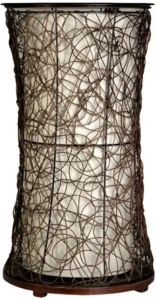 StyleCraft Home Collection Tiffin Accent Table Floor Lamp
