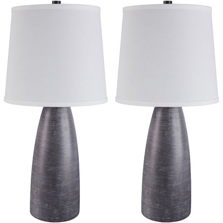 Savona Gray Set of 2 Table Lamps