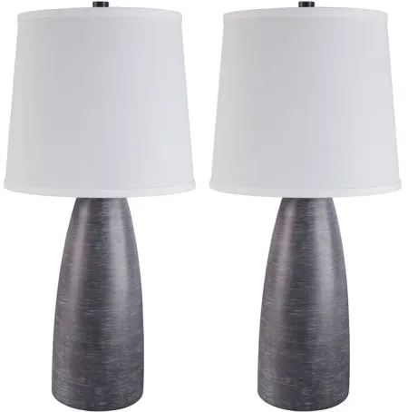 Savona Gray Set of 2 Table Lamps