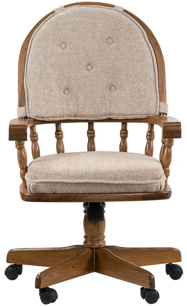 Intercon Jefferson Curved Arm Game Chair