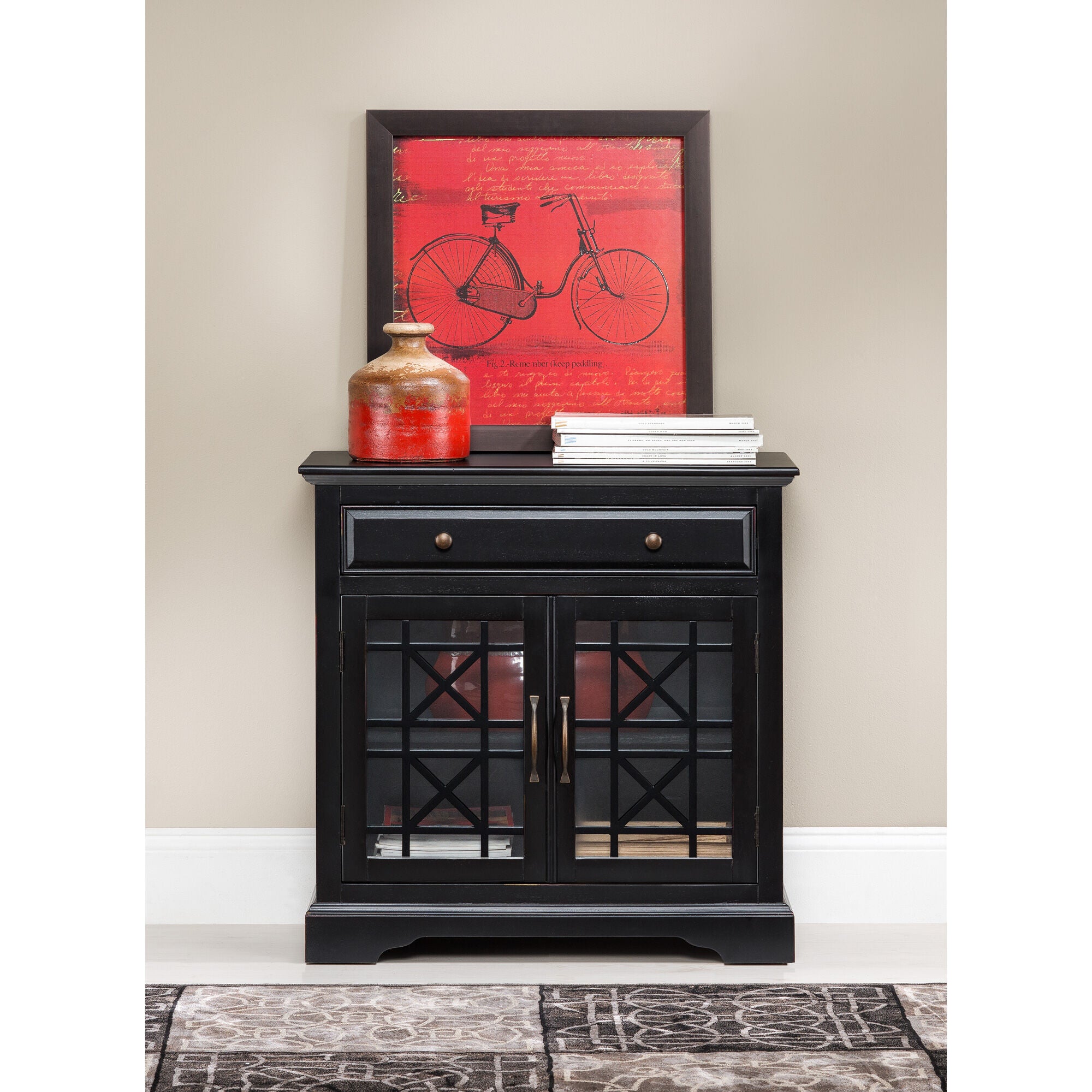 Jofran | Chilton Cabinet | Antique Black