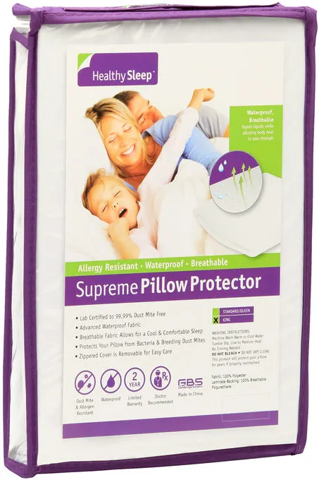 Healthy Sleep Rest And Protect King Pillow Mattress Protector 