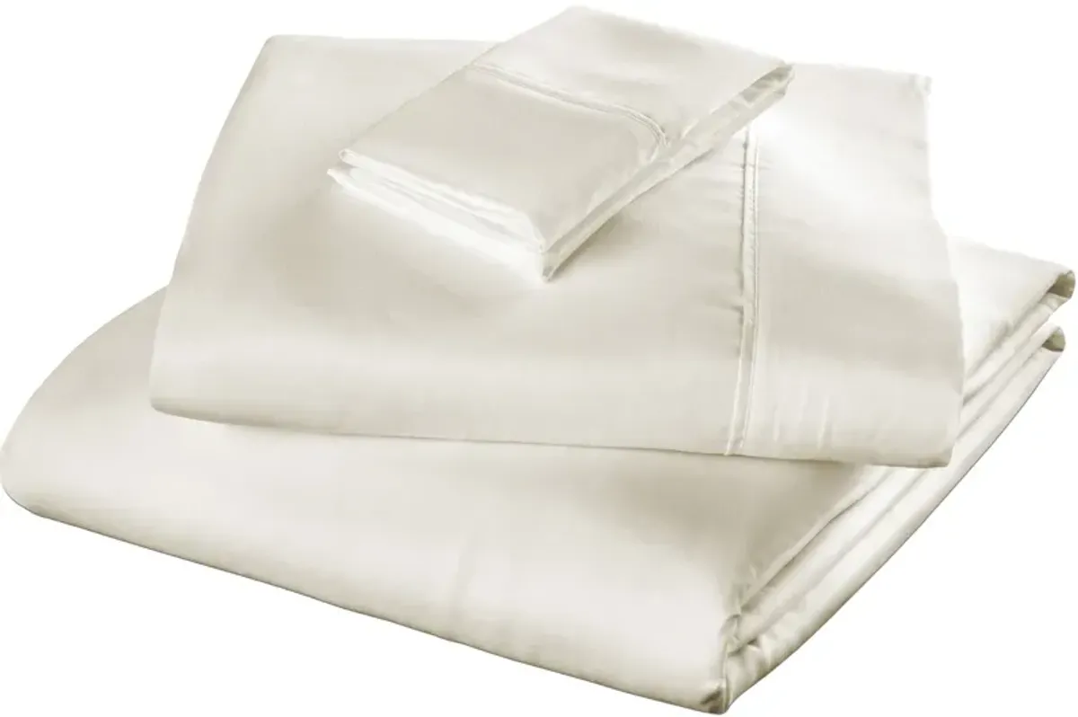 | Queen Fabrictech Microfiber Lite Sheet Set | Ivory