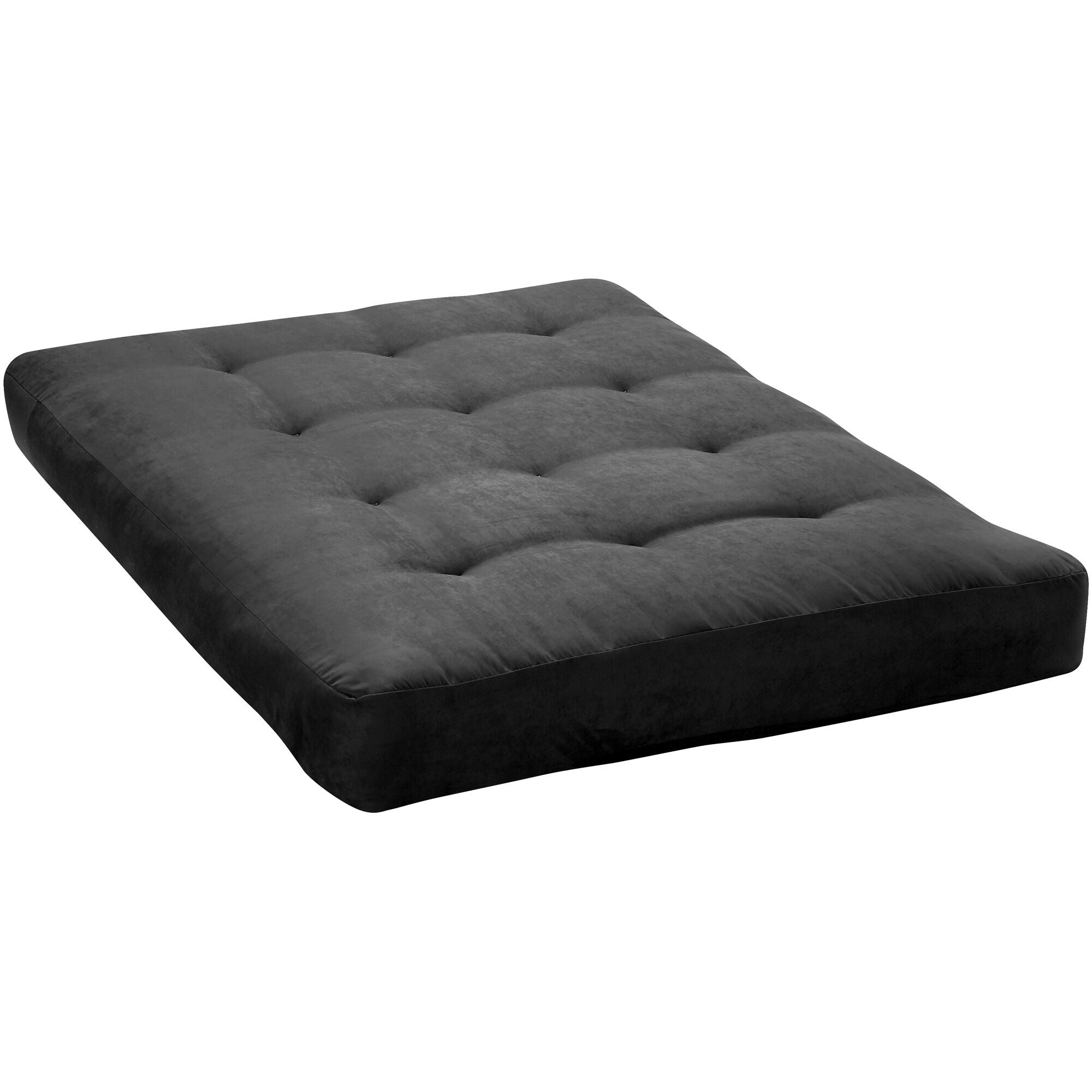 Kodiak Furniture | Full Microsuede Futon Mattress | Black