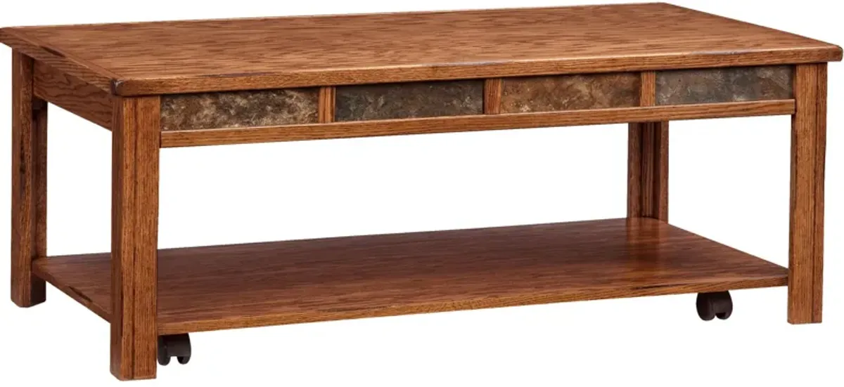 | Evanston Rustic Coffee Table | Antique Oak