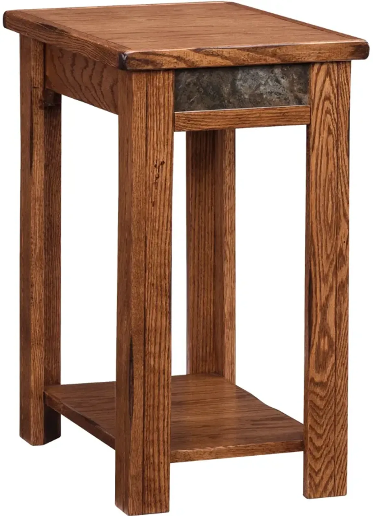 | Evanston Rustic Chairside Table | Antique Oak