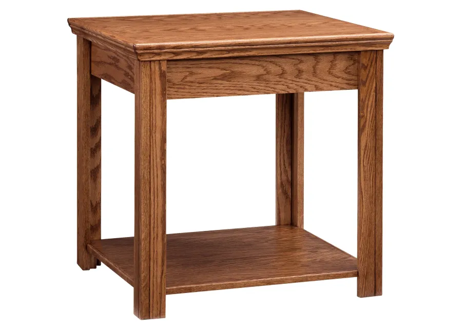 Legends Furniture | Chambers End Table | Golden Oak