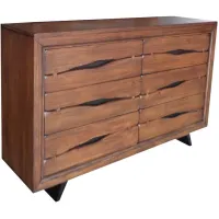 Dana Point Rustic Brown Dresser