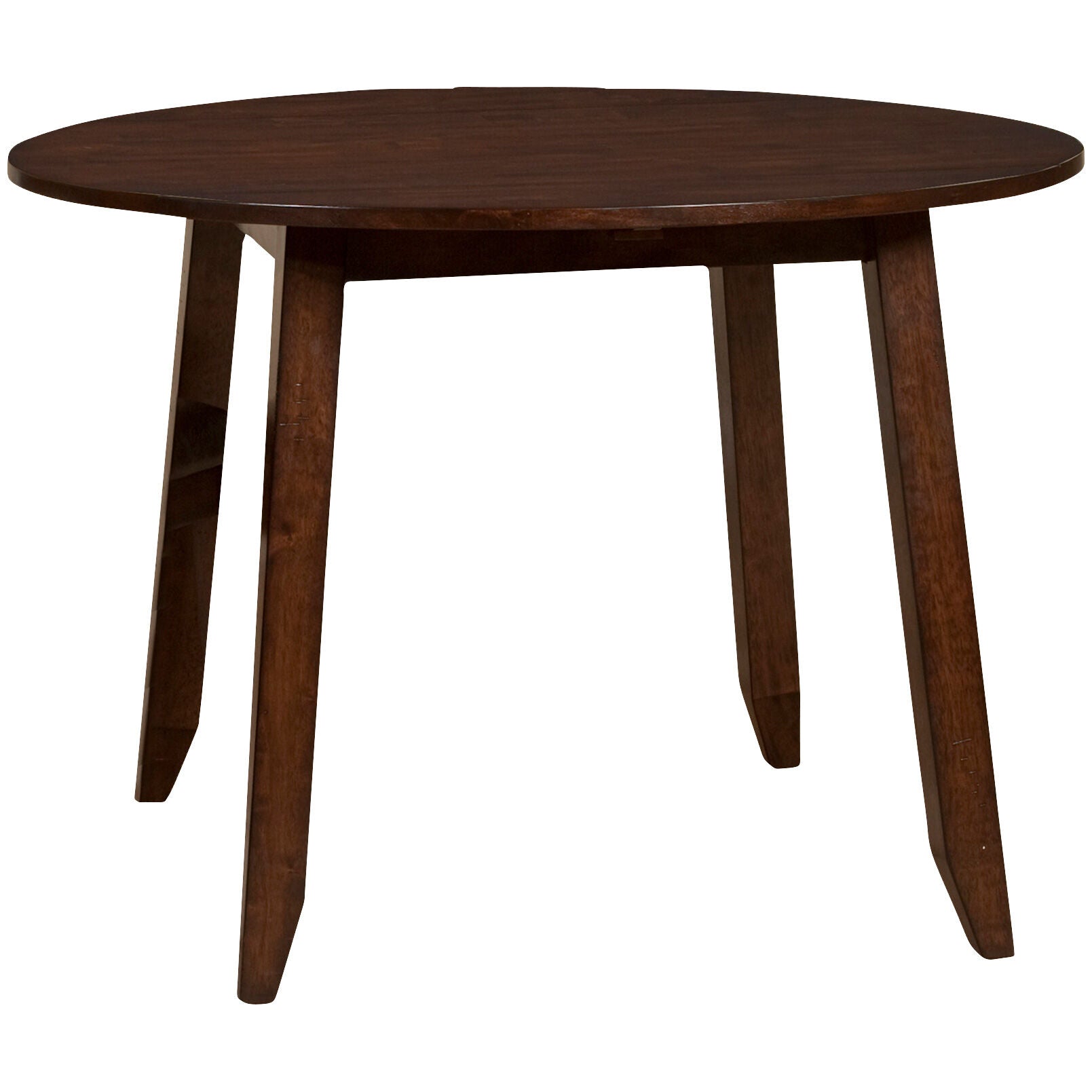 Intercon | Kona Round Drop Leaf Dining Table | Raisin