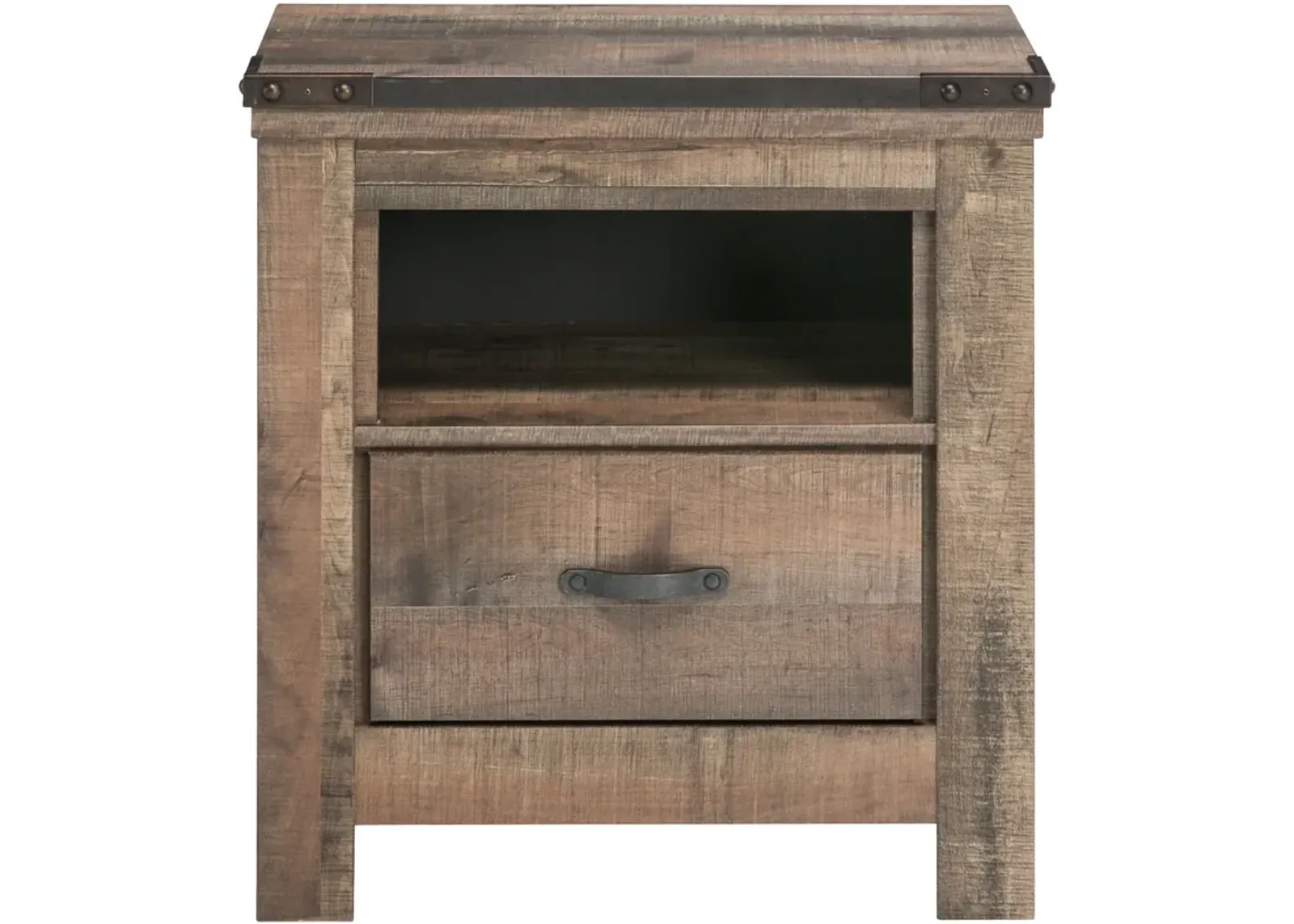 Ashley Furniture | Trinell Nightstand | Rustic Plank