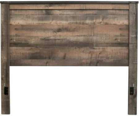 Trinell Rustic Plank Queen Panel Headboard