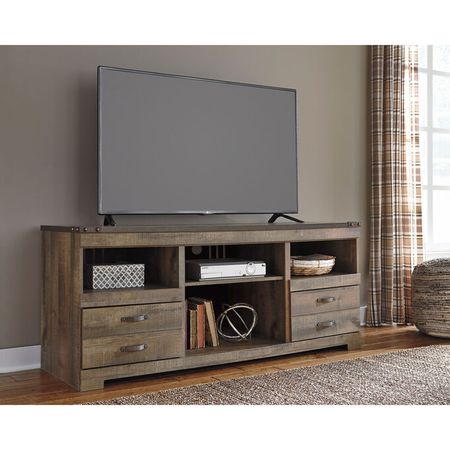 Trinell Rustic Plank 63" TV Stand
