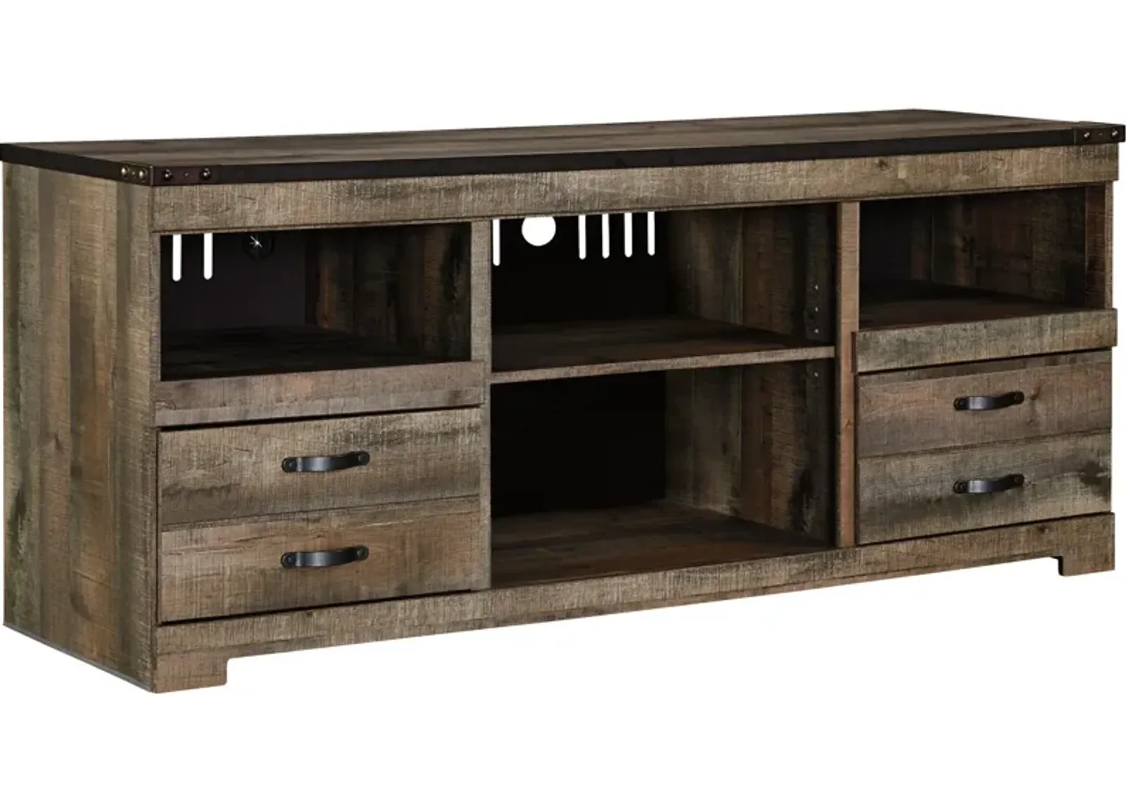 Ashley Furniture | Trinell 63" TV Stand | Rustic Plank