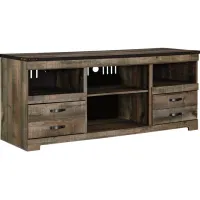 Trinell Rustic Plank 63" TV Stand