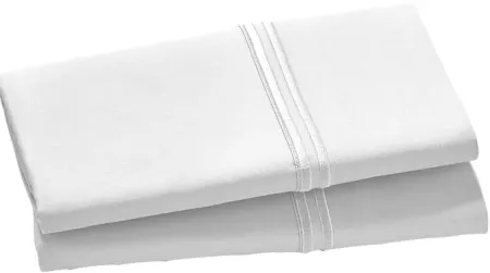 Elements White Queen Modal Pillowcases