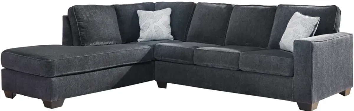 Ashley Furniture Riles Left Chaise Sectional and Ottoman