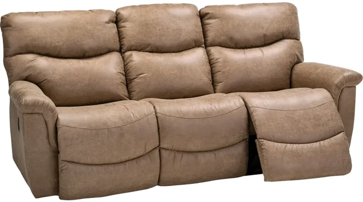 Slumberland La-Z-Boy James Reclining Sofa and Console Loveseat with Coffee Table and 2 End Tables