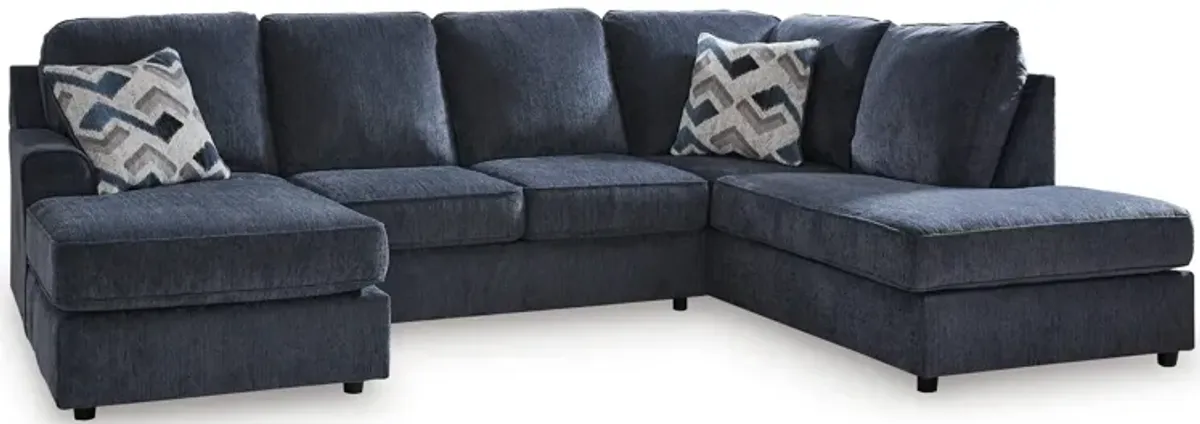 Ashley Furniture Albar Place Sectional and Ottoman