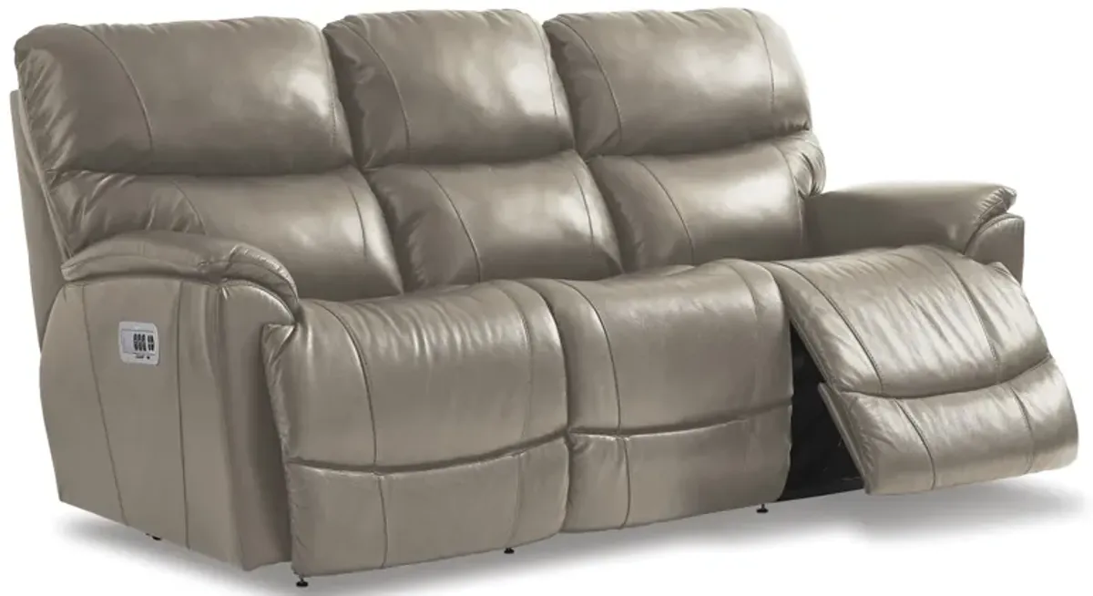 La-Z-Boy Trouper Leather Tri Power Reclining Sofa and Loveseat