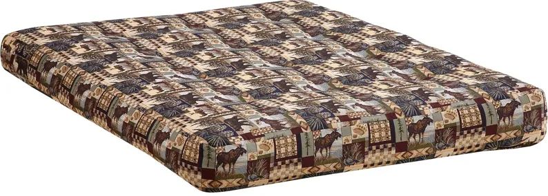 Kodiak Furniture | Northwoods Peters Cabin Futon Mattress | Bears & Moose Pattern