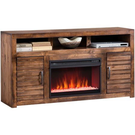 Sausalito Whiskey 62" Fireplace Console
