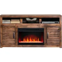 Sausalito Whiskey 62" Fireplace Console