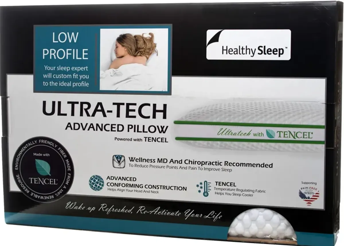 Healthy Sleep Ultra-Tech Low Profile Pillow